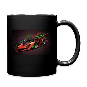 Modena, Italien: der F40 ist zurück! - Tasse einfarbig - Schwarz - Rechts