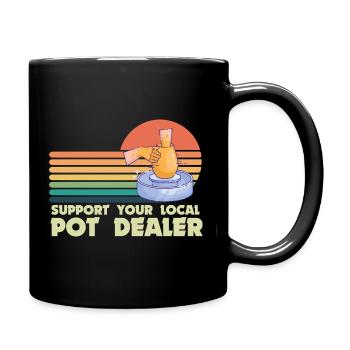 Pottery and pottery - Full Colour Mug - black - Right