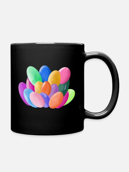 Lotus ballons - Mug uni - noir