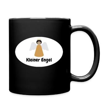 Engel - Tasse einfarbig - Schwarz - Rechts
