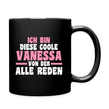 Vanessa - Tasse einfarbig - Schwarz - Rechts