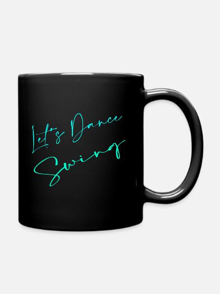 Schwingen - Tasse einfarbig - Schwarz
