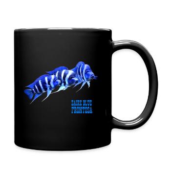 FRONTOSA BLUE ZAIRE - FRONTOSA-BUNTBARSCH-AQUARIANER - Tasse einfarbig - Schwarz - Rechts
