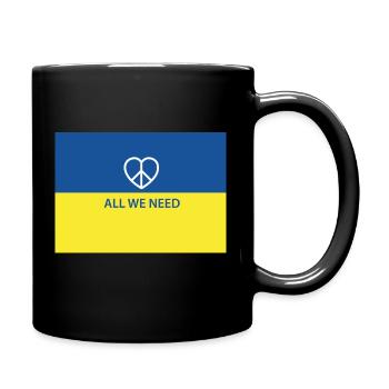 ALL WE NEED - Tasse einfarbig - Schwarz - Rechts