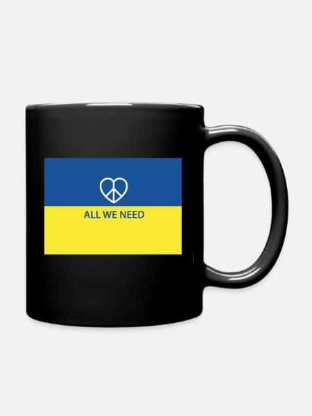 ALL WE NEED - Tasse einfarbig - Schwarz