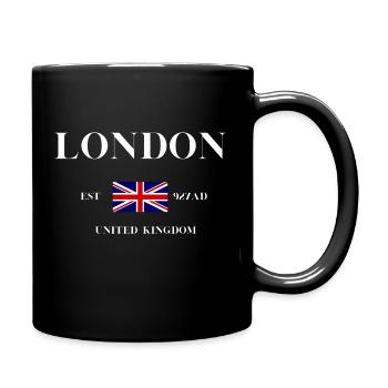 LONDON - Mug uni - noir - Droite