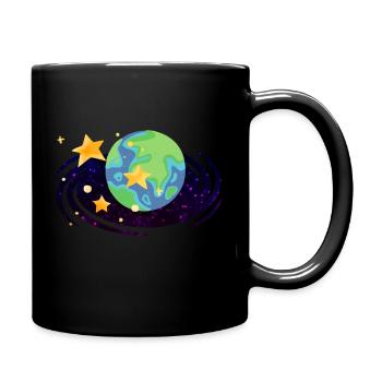 MyUniverse (Sticker) - Tasse einfarbig - Schwarz - Rechts