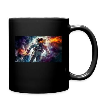 inspiring beauty and wonder of Space - Full Colour Mug - black - Right