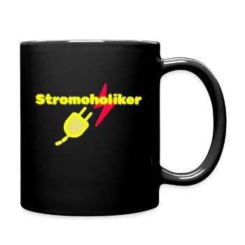 Stromoholiker1 - Tasse einfarbig - Schwarz - Rechts