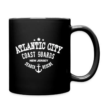 Atlantic city coast guards New Jersey - Mug uni - noir - Droite