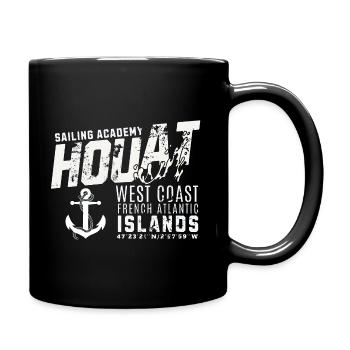 Ile d Houat sailing Academy - Full Colour Mug - black - Right