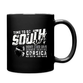 Time to go South Corsica GR20 Monte Cinto - Mug uni - noir - Droite
