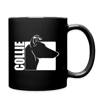 Collie Shorthair Profile Dogs Dog Wilsigns - Full Colour Mug - black - Right