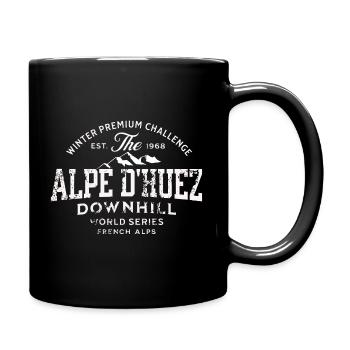 Alpe d Huez Abfahrts-Weltmeisterschaft 1968 - Tasse einfarbig - Schwarz - Rechts