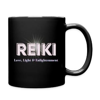 Reiki - Full Colour Mug - black - Right