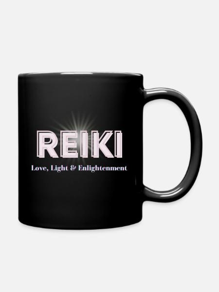 Reiki - Full Colour Mug - black