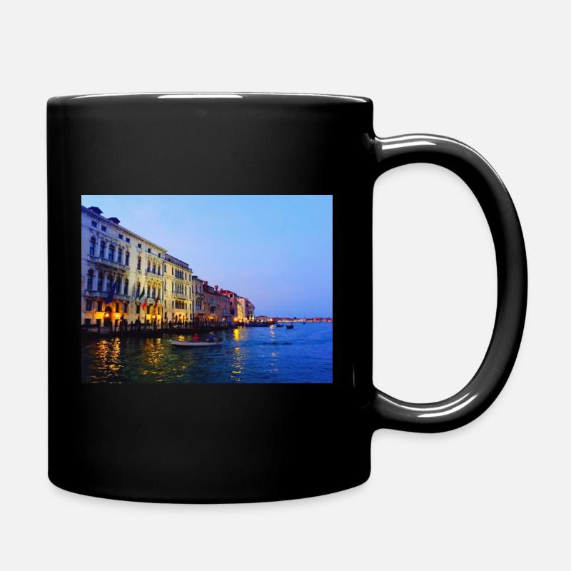 Venedig - Tasse einfarbig - Schwarz