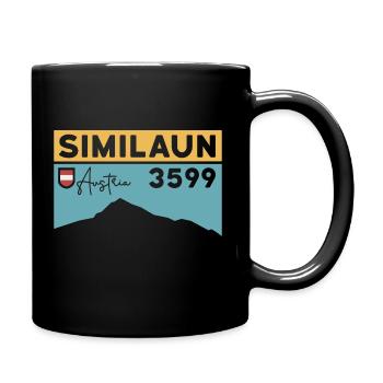 Similaun Gletscher Besteigen Hochtour Ötztal Tirol - Tasse einfarbig - Schwarz - Rechts