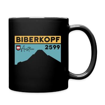 Biberkopf Höhe Warth Schröcken Station de ski Randonnée pédestre - Mug uni - noir - Droite