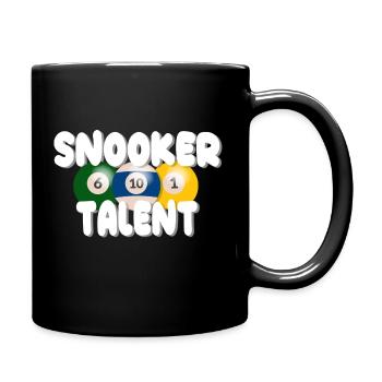 Billard Snooker Pool Spruch Sprüche - Tasse einfarbig - Schwarz - Rechts