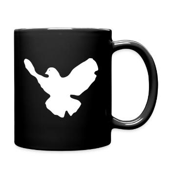 Dove of peace - Full Colour Mug - black - Right