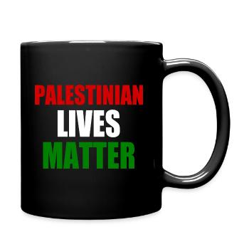Palestinian lives matter - Full Colour Mug - black - Right