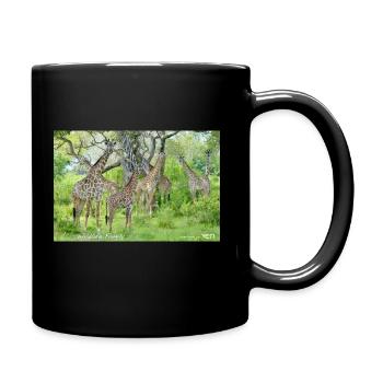 Wildlife Family Tanzania - Full Colour Mug - black - Right