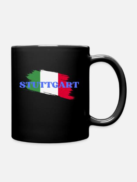 Stuttgart - Tasse einfarbig - Schwarz