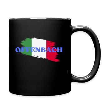 Offenbach - Tasse einfarbig - Schwarz - Rechts