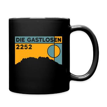 The Hospitable Hike Mountain Tour Souvenirs Climbing - Full Colour Mug - black - Right