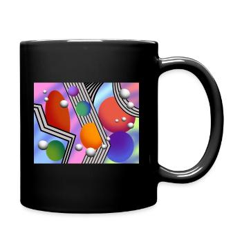 SpaceBalls - Tasse einfarbig - Schwarz - Rechts