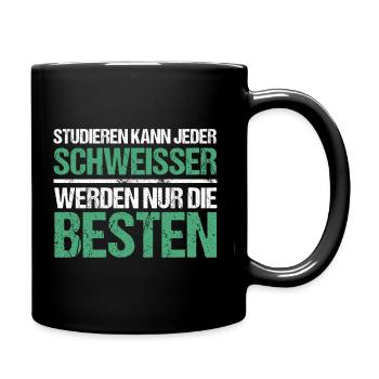 Anyone can study - Welder Edition - Full Colour Mug - black - Right