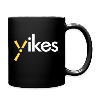 Yikes - Tasse einfarbig - Schwarz - Rechts