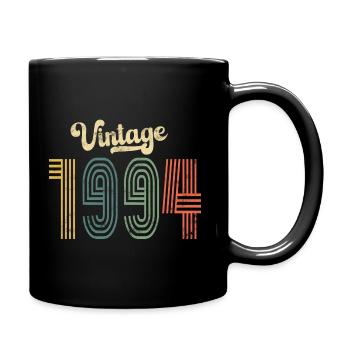 30ème Anniversaire Millésime 1994 - Mug uni - noir - Droite
