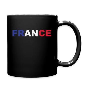 France - Tasse einfarbig - Schwarz - Rechts