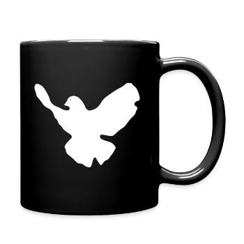 Colombe de la Paix - Mug uni - noir - Droite