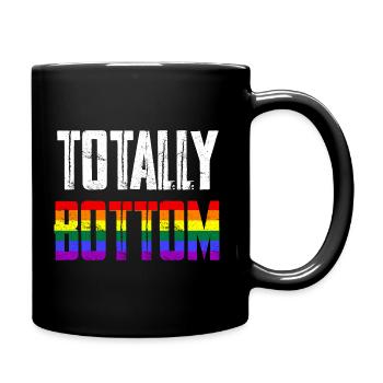 Totally Bottom - Full Colour Mug - black - Right