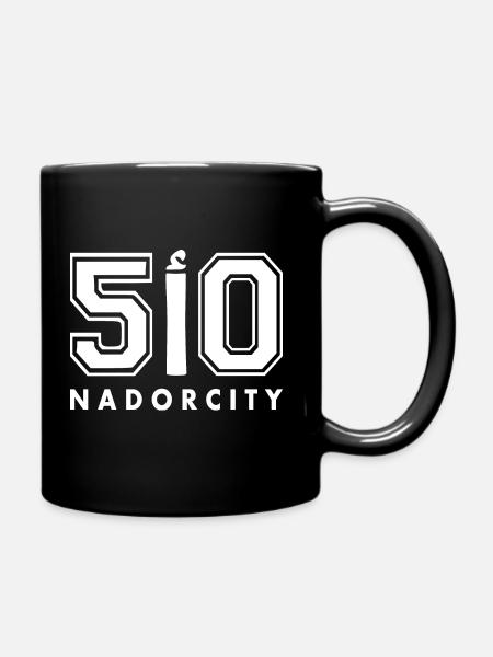 Nador kennzeichen ا 50 - Tasse einfarbig - Schwarz