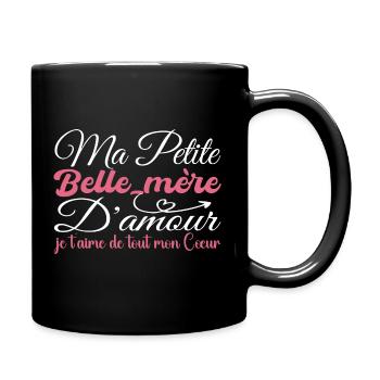 Love Mother-in-Law Gift, Mother-in-Law I Love You - Full Colour Mug - black - Right