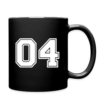 04 - Tasse einfarbig - Schwarz - Rechts