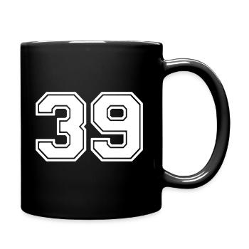 Number 39 - Full Colour Mug - black - Right