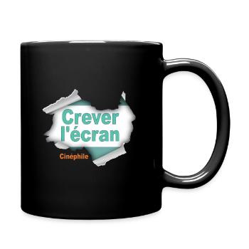 Den Bildschirm zum Platzen bringen - Tasse einfarbig - Schwarz - Rechts