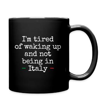 Italie Italia – pour les amoureux de l’Italie - Mug uni - noir - Droite
