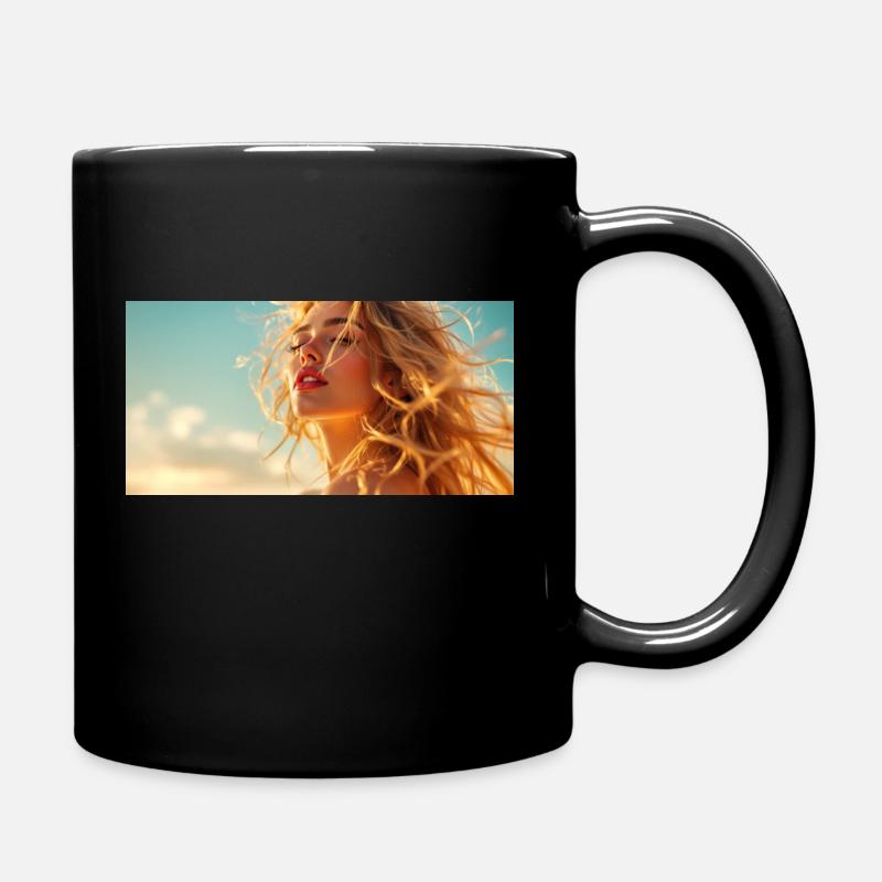 Luna Sunshine Pic 2 - Tasse einfarbig - Schwarz