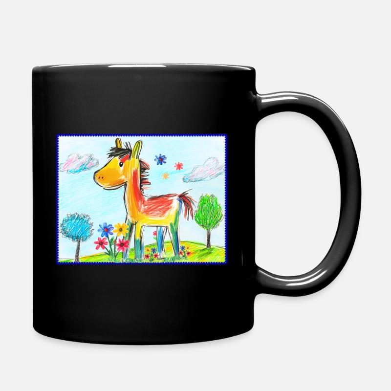 Funny Pony - Full Colour Mug - black