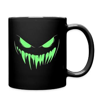 monster face for Halloween party - Full Colour Mug - black - Right