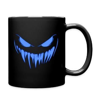 Monstre pour halloween, soirée entre amis, peur - Mug uni - noir - Droite