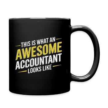 This Is What An Awesome Accountant Looks Like - Tasse einfarbig - Schwarz - Rechts