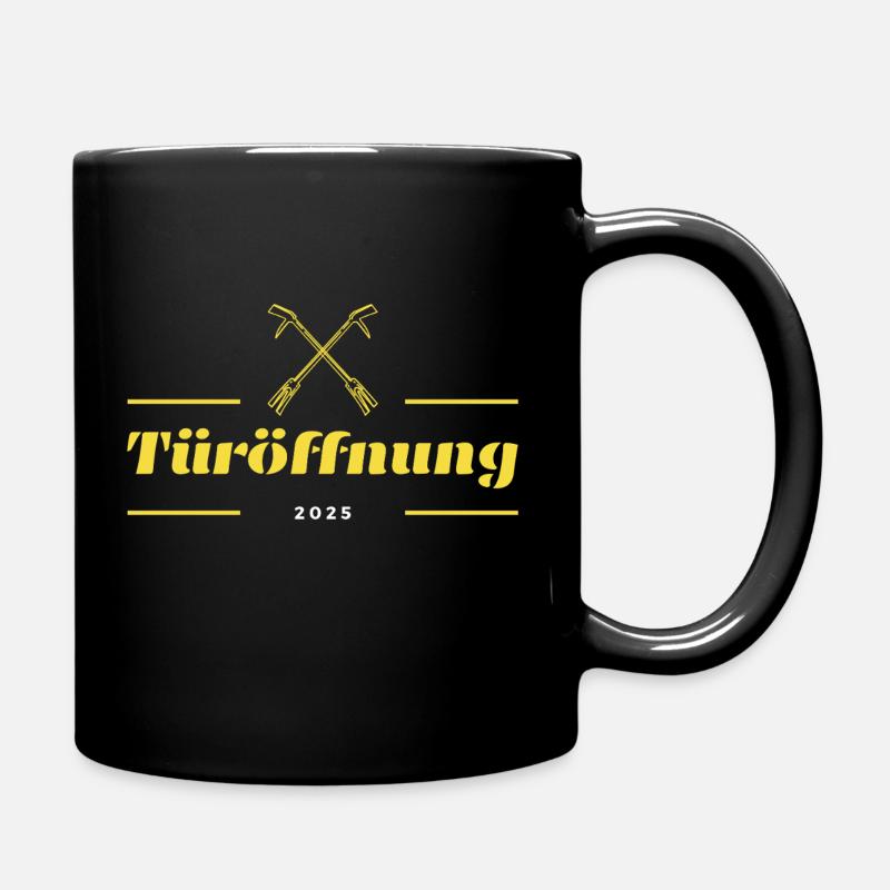 OUVERTURE DE PORTE 2025 avec outil de broyage - Mug uni - noir