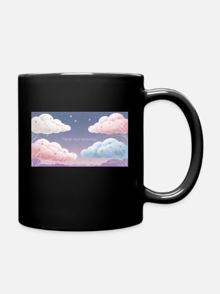 "Never Stop Dreaming" - Mug uni - noir